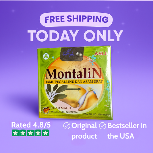 Montalin Herbal Gout & Joint Pain Relief – Natural Remedy for Arthritis, Muscle Aches & Inflammation