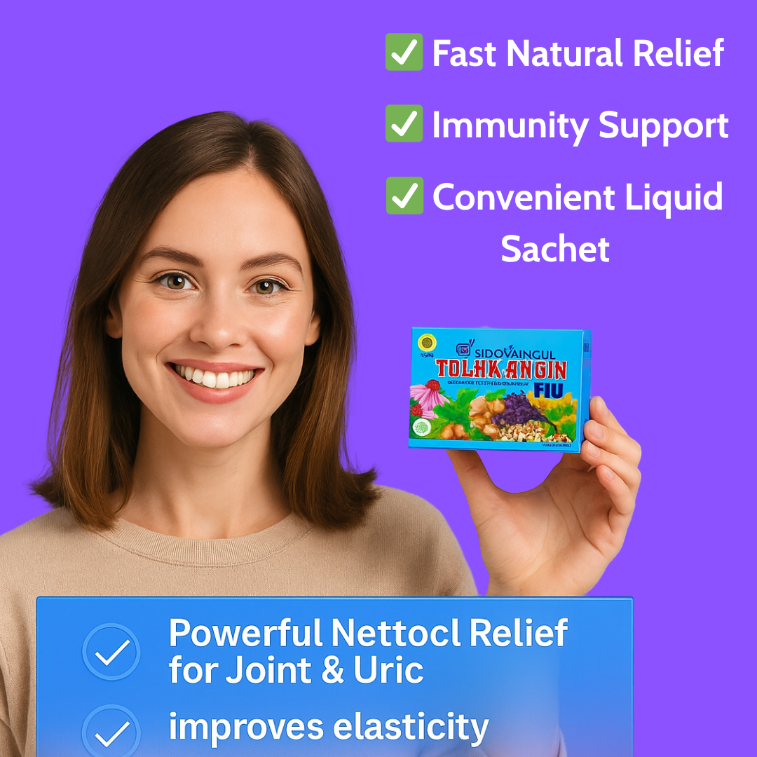 Tolak Angin Flu Herbal Drink – Natural Immune Booster with Echinacea, Ginger & Honey