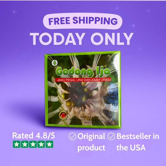 Godong Ijo Herbal Relief for Joint & Muscle Pain – Natural Remedy for Gout